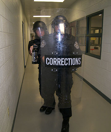 Professional corrections team using DPS products